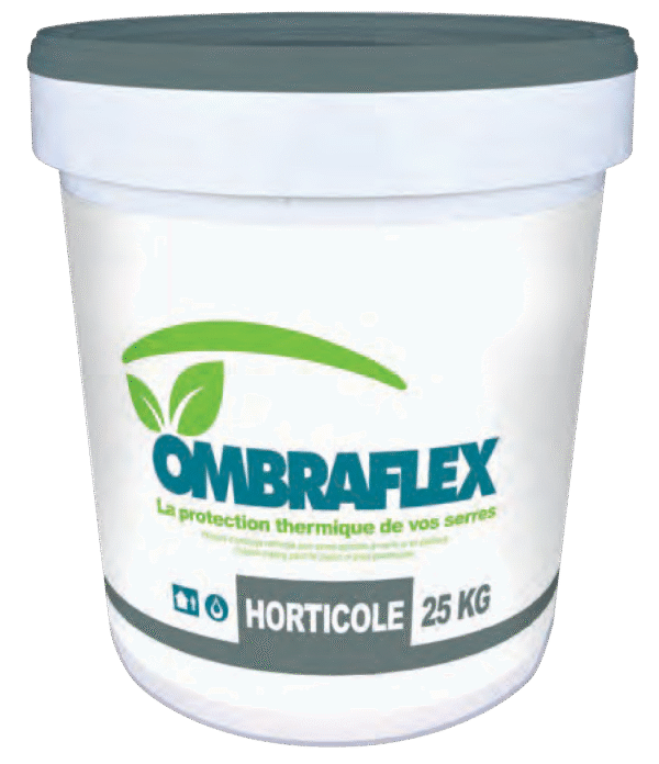 OMBRAFLEX Horticole - Peinture d'ombrage temporaire - Pot de 25 kg