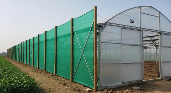 Filet brise-vent et d'ombrage vert 106gr/m² - Garantie UV 5 ans – Image 4