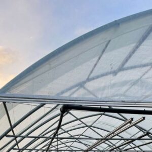 Bache de serre armée - porte, façade, aération latérale - 5 ans