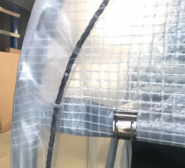 Bâche armée transparente pour serre de jardin - 220gr/m² – Image 4