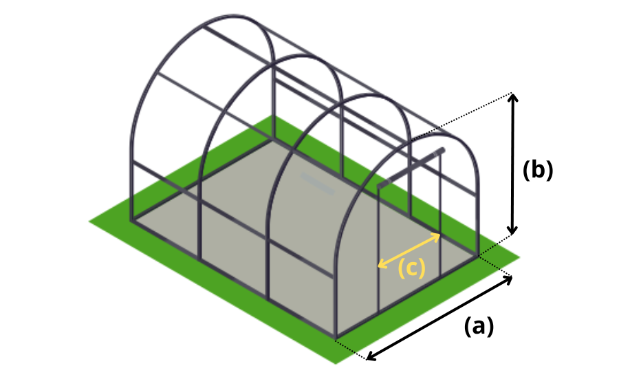 Bâche pour pignon de serre sur-mesure – Image 3